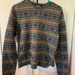 Eddie Bauer Multicolor Patterned Sweater